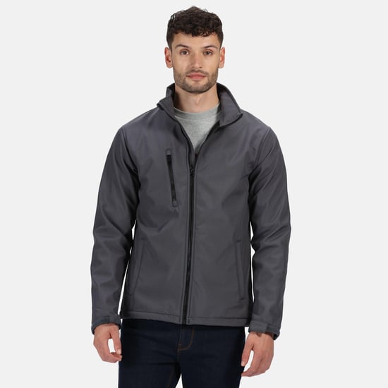Regatta Mens Ablaze 3 Layer Softshell Jacket (Seal Grey)
