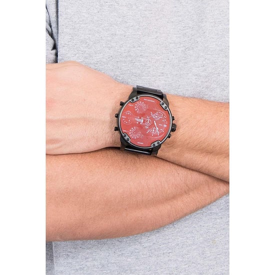 Diesel Mr. Daddy 2.0 Herren Schwarz Uhr DZ7395 - Image 4