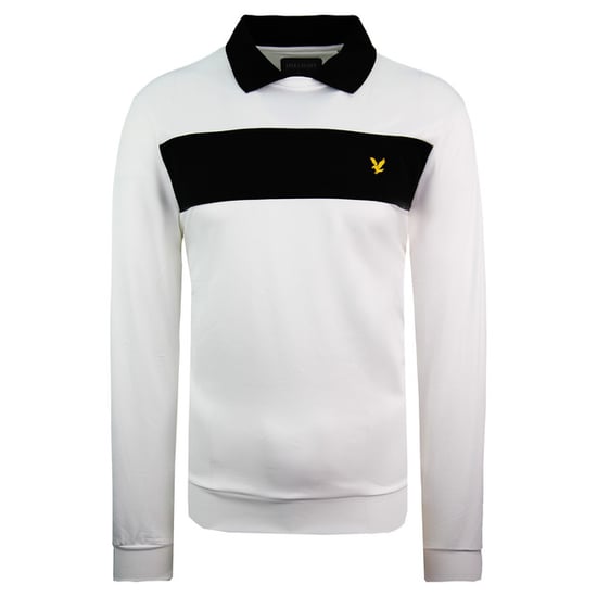 Lyle & Scott Ventech Golf Herren weißes Top - Image 1