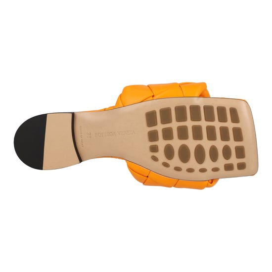 Bottega Veneta Lido Flache Sandale orange - Image 5
