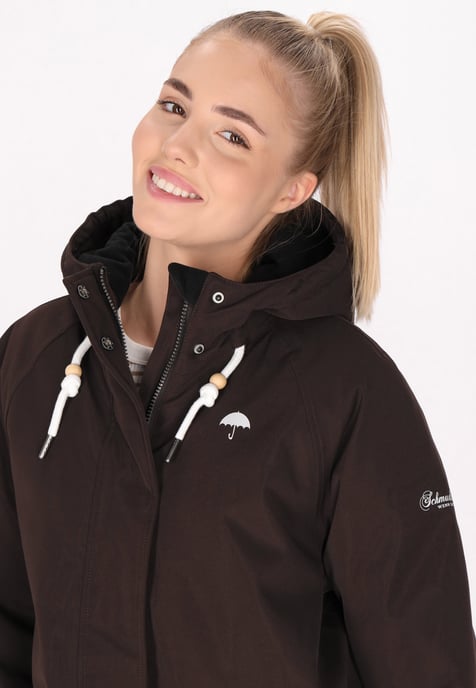 Schmuddelwedda Winterparka Damen dunkelbraun - Image 5