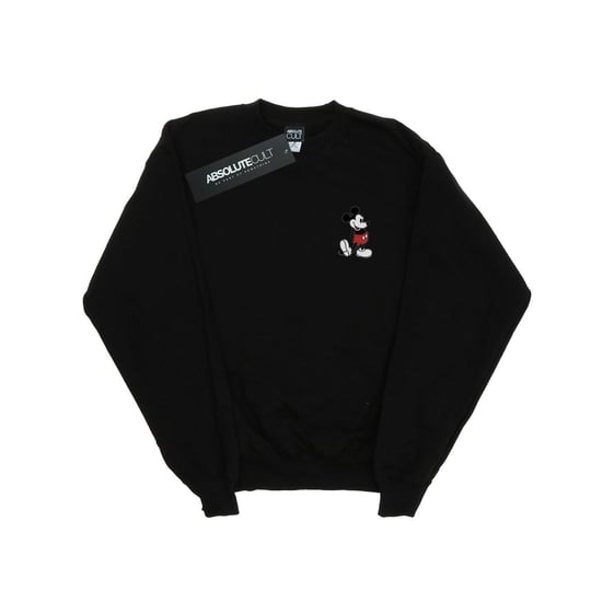 Disney Herren Mickey Mouse Kickin Retro Chest Sweatshirt (schwarz) - Image 1