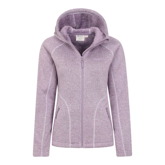 Mountain Warehouse - "Nevis" Hoodie mit durchgehendem Reißverschluss für Damen (Violett) - Image 5