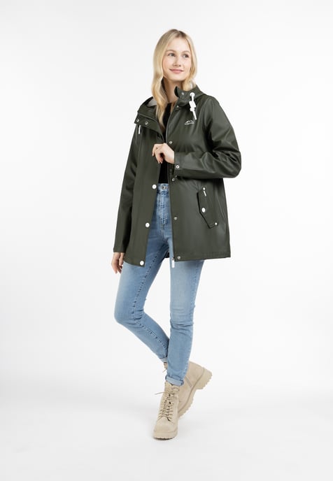ICEBOUND Regenjacke Damen Dunkeloliv - Image 4