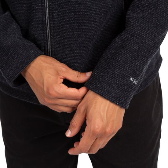 Trespass Mens Sheelane Marl Fleece Jacket (Black)