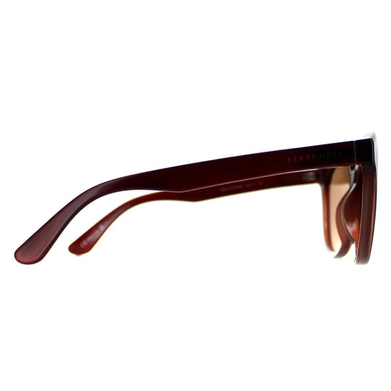 Serengeti Round Womens Shiny Brown Saturn Polarized Drivers Endee