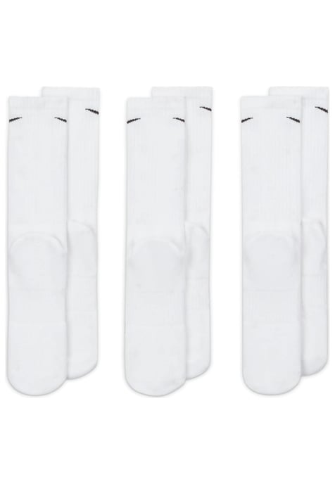 Nike Everyday Cushion Crew Trainingssocken, 3 Paar in Weiß - Image 3