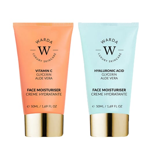 SKIN GLOW BOOST VITAMIN C MOISTURISER 50m + SKIN HYDRATION BOOST HYALURONIC ACID MOISTURISER 50ml - Image 1