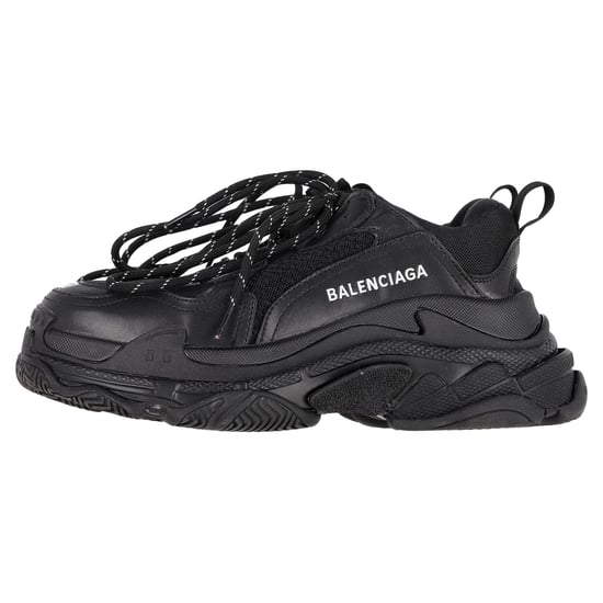 Balenciaga Track Sneakers aus schwarzem Polyurethan - Image 2