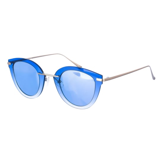 SIDNEY women's oval-shaped metal sunglasses