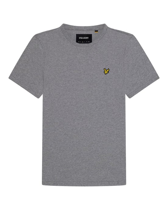 Lyle & Scott Einfarbiges T-Shirt in Grau - Image 5