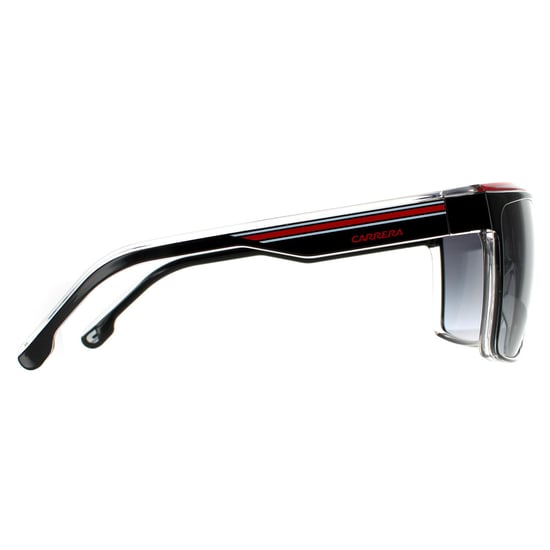 Carrera Shield Unisex Schwarz Kristall Weiß Rot Dunkelgrau Gradient Sonnenbrille - Image 4