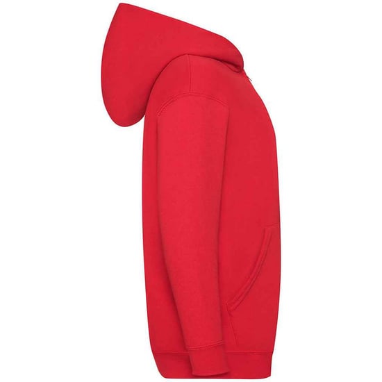 Fruit of the Loom - Sweatshirt, mit Kapuze für Kinder (Rot) - Image 3