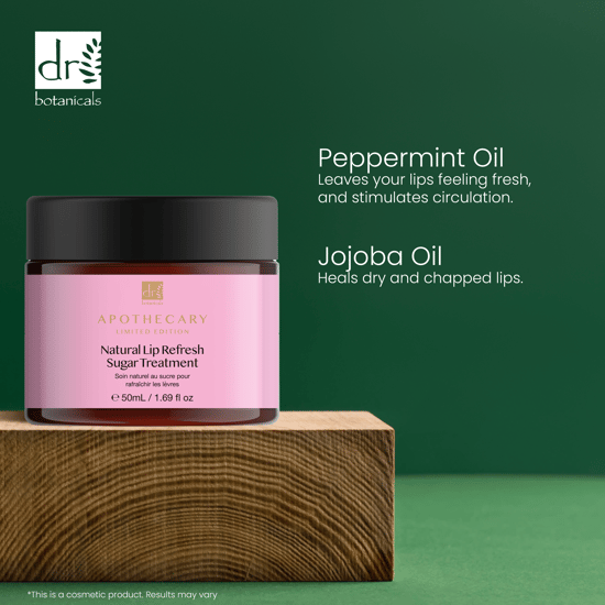 Dr Botanicals Natural Lip Refresh Sugar Treatment 50ml - Image 5