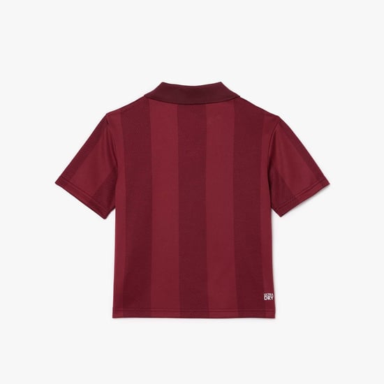 Boy's Lacoste Juniors Roland-Garros Edition Polo Shirt in Pink