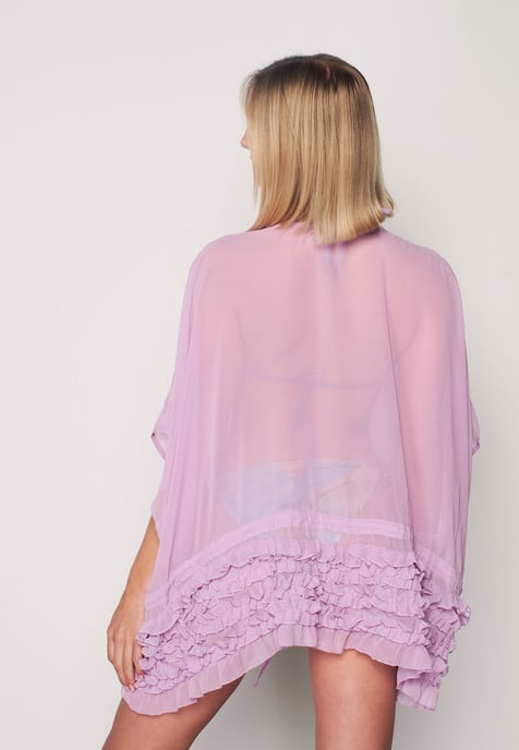 Herita Kimono mit Rüschen - Rosa - Image 4