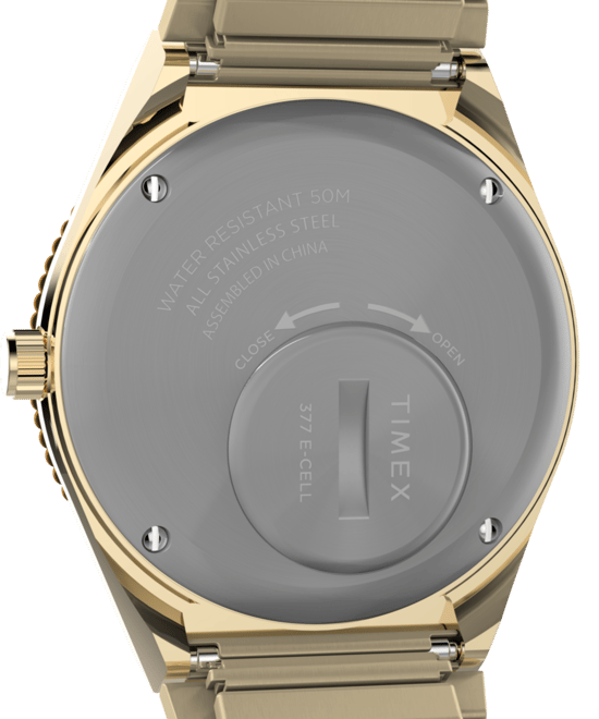 Timex Q Diver Inspiration Damen Goldene Uhr TW2V92500 - Image 3