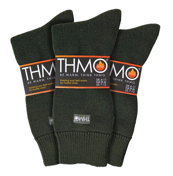 THMO - 3er Pack Multipack Herren dicke warme Wintersocken mit Comfort Top - Image 1