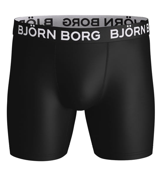 Björn Borg - 3er Pack Herren Performance Boxershorts | Sport Unterwäsche Shorts - Schwarz - Image 2
