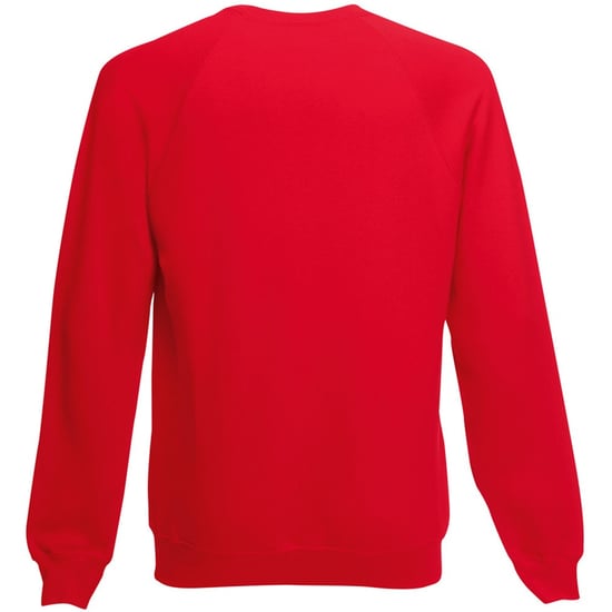 Fruit Of The Loom Kinder Unisex Raglan Ärmel Sweatshirt (2er Pack) (Rot) - Image 2