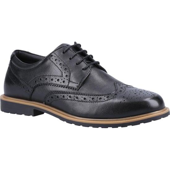 Hush Puppies - Mädchen Halbschuhe "Verity", Leder (Schwarz/Hellbraun) - Image 3