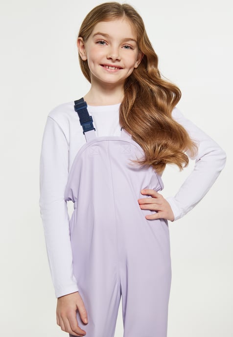 Schmuddelwedda Regenhose aus recyceltem Material Mädchen (Kids) Pastelllavendel - Image 3