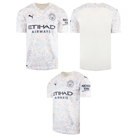 Puma FC Manchester City Herren-Fußballtrikot in Weiß - Image 4