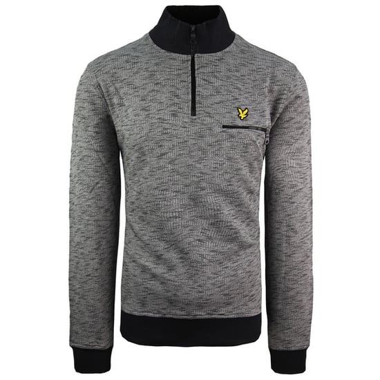 Lyle & Scott Space Dye Herren Pullover Dunkelgrau - Image 1