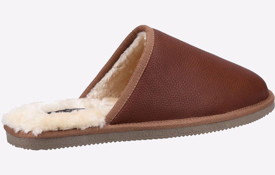 Hush Puppies Coady Wildleder-Hausschuhe Für Herren In Beigefarben - Image 3
