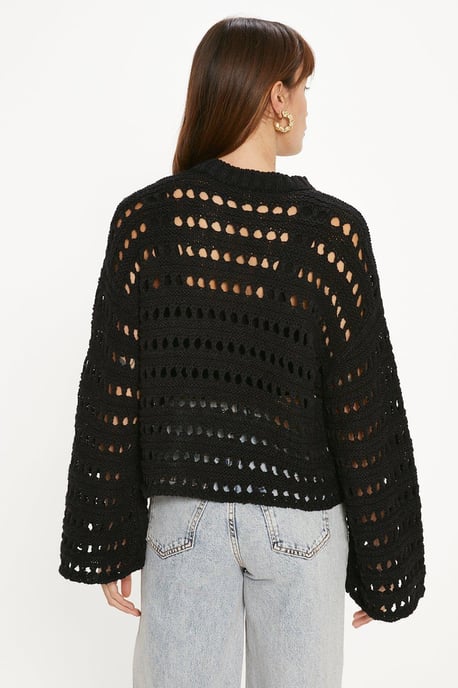 Open Stitch Pointelle Jumper