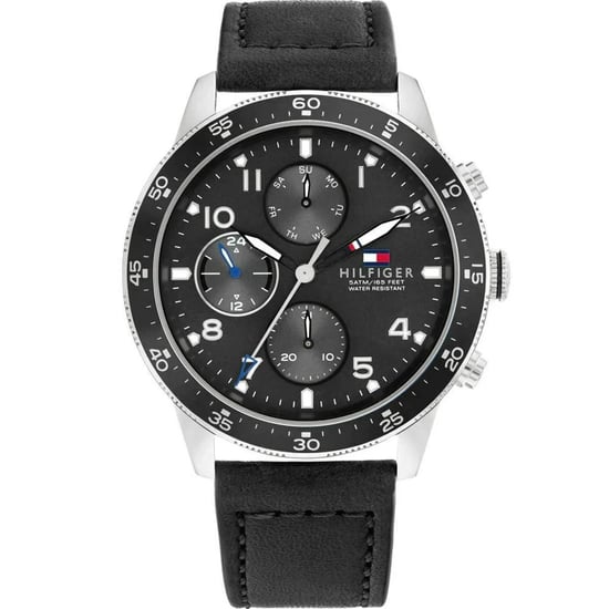 Tommy Hilfiger Jimmy Herren Schwarz Uhr 1791947 - Image 1
