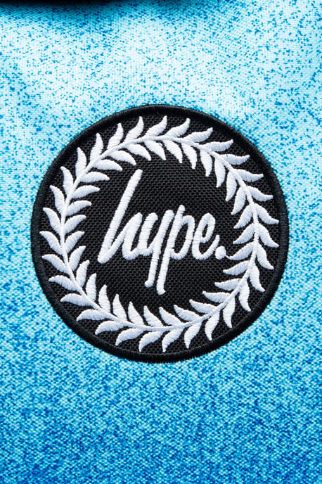 Hype Unisex Blue Speckle Fade Crest Backpack