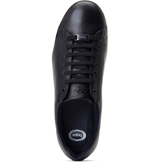 Base London Tucker Schwarze Ledersneaker für Herren - Image 4