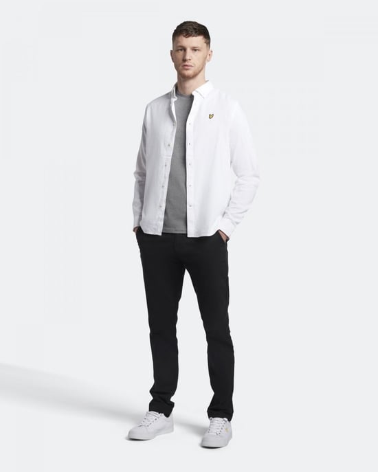Lyle & Scott Unifarbenes Herren T-Shirt - Image 4