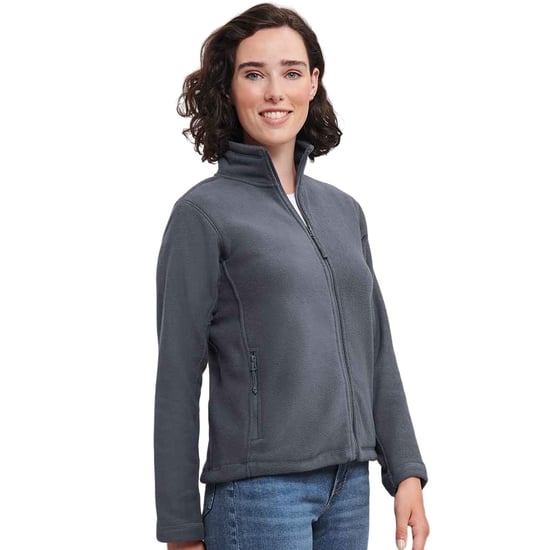 Russell - Fleecejacke für Damen - Für Außen (Grau) - Image 4