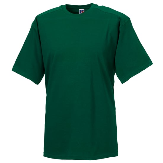 Russell Europe Herren T-Shirt mit kurzen Ärmeln aus Baumwolle (flaschengrün) - Image 5