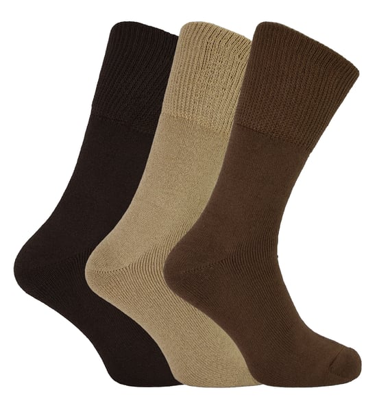 Bambus-Thermosocken für den Winter | THMO | Herren- & Damengrößen | Warme dicke Bambussocken - Braun - Image 1