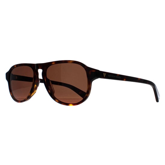 Bottega Veneta Pilotenbrille Unisex Havanna Braun BV1292S - Image 2