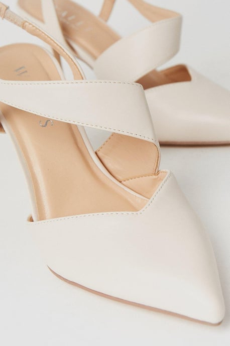 Evie Asymmetric Pointed Stiletto High Heel Court Shoes - Image 4