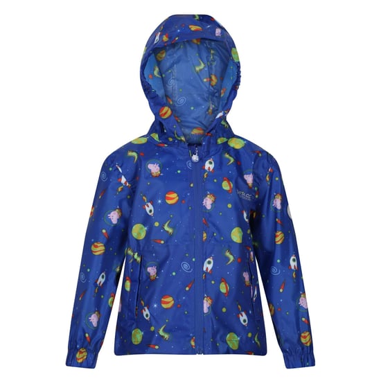 Regatta Childrens/Kids Peppa Pig Cosmic Packaway Regenmantel (Surf Spray) - Image 1
