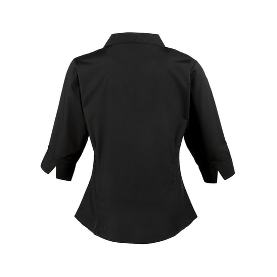 Premier - Hemd für Damen 3/4 Ärmel (Schwarz) - Image 2