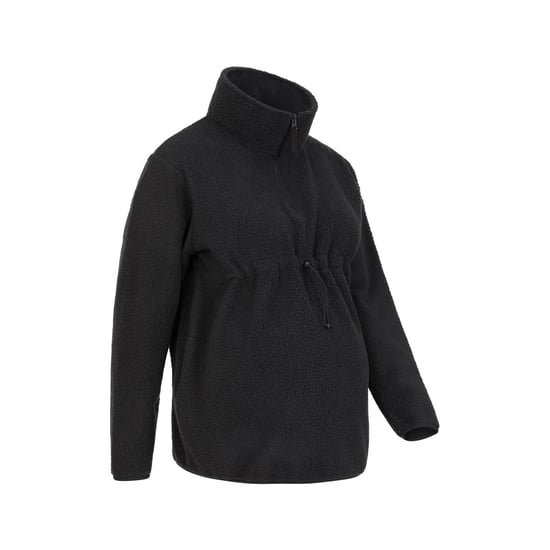 Mountain Warehouse Womens/Ladies Cosy Sherpa Half Zip Maternity Fleece Top (Schwarz) - Image 5
