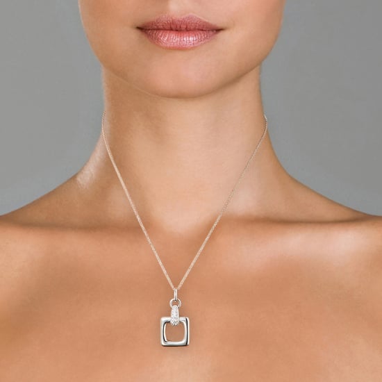 Orphelia Damen-Kette aus 925er Sterlingsilber mit Anhänger – Silber ZH-4492 - Image 5