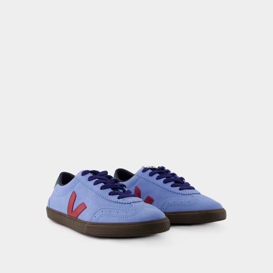 Volleyball Sneakers - Veja - Leder - Blau - Image 1