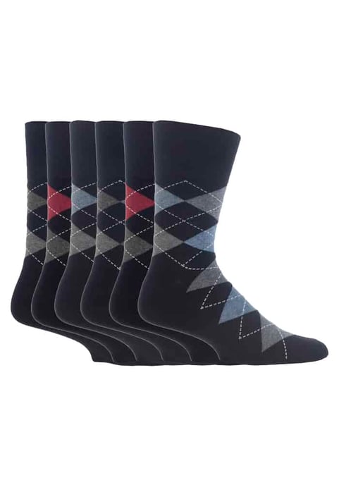 Gentle Grip - 6 Paar Herren Gentle Grip nicht elastische Socken - MGG39 - Image 1