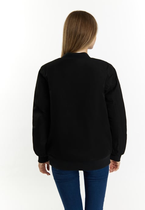 Dreimaster Wattierte Blousonjacke Damen schwarz - Image 4