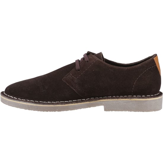 Hush Puppies Scout Herren-Wildlederschuhe in Schokoladenfarbe mit Schnürung - Image 4