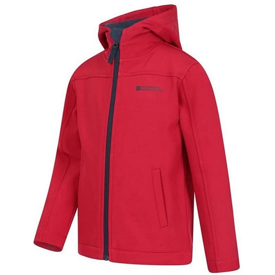 Mountain Warehouse Childrens/Kids Exodus Water Resistant Soft Shell Jacket (Red)