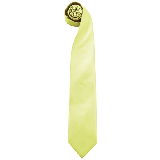 Premier Herren Krawatte Colours, unifarben (Limette) - Image 1