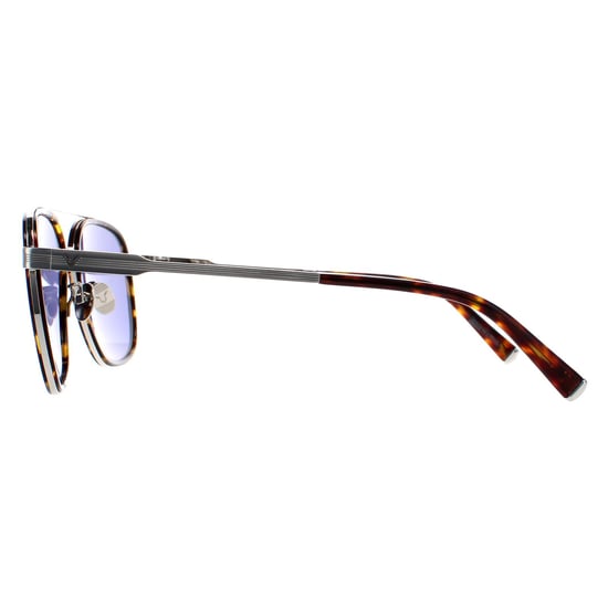 Police Aviator Womens Dark Havana Blue SPLC49 Lewis 21